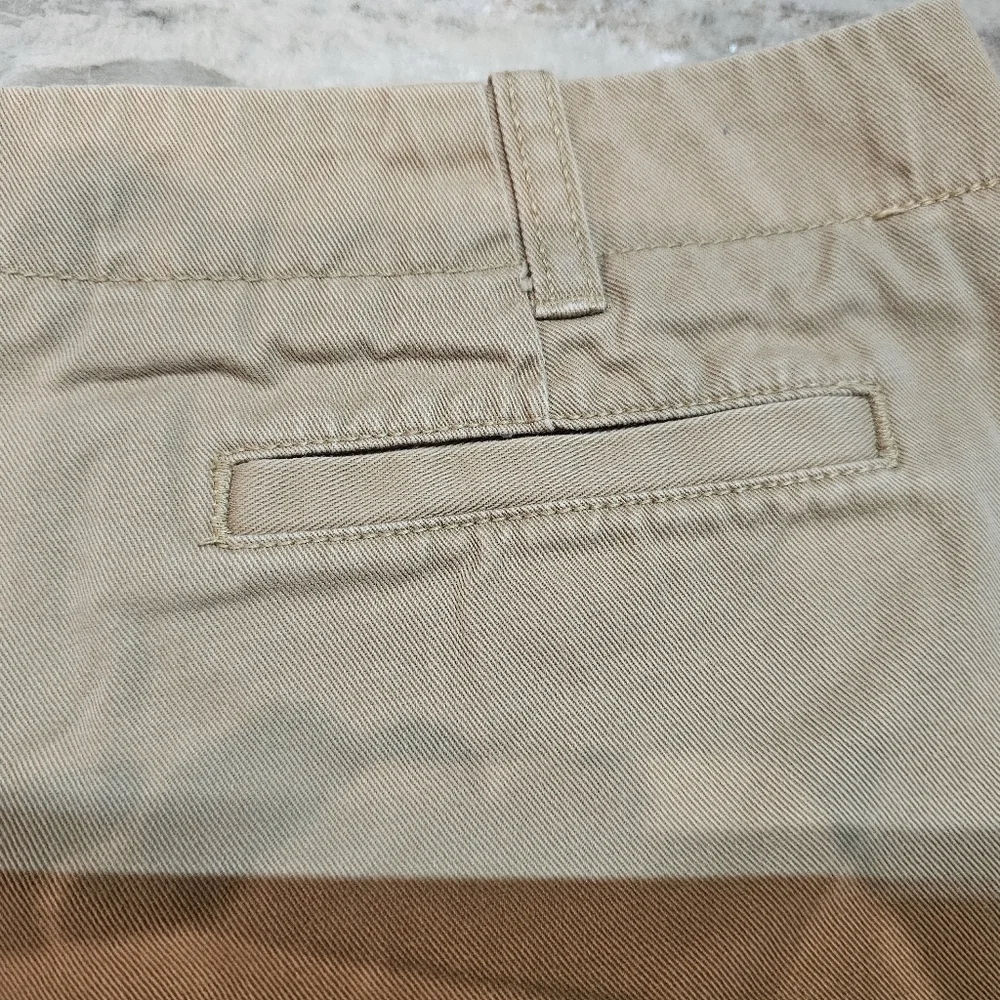 J.Crew Women’s Khaki Shorts Size 10 Low Rise 100% Cotton Classic Chino